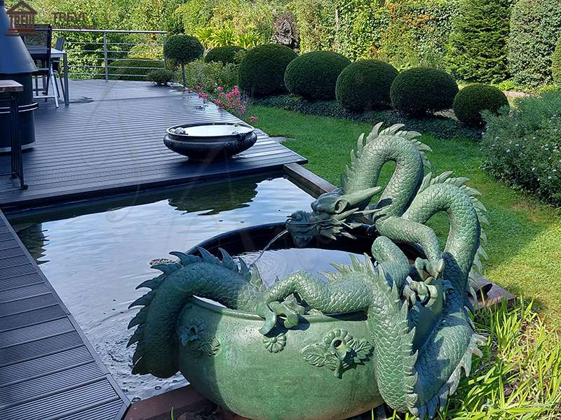bronze dragon statue