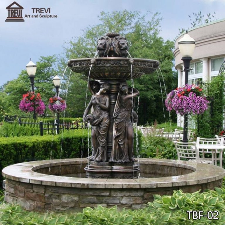 bronze water fountain statues-01