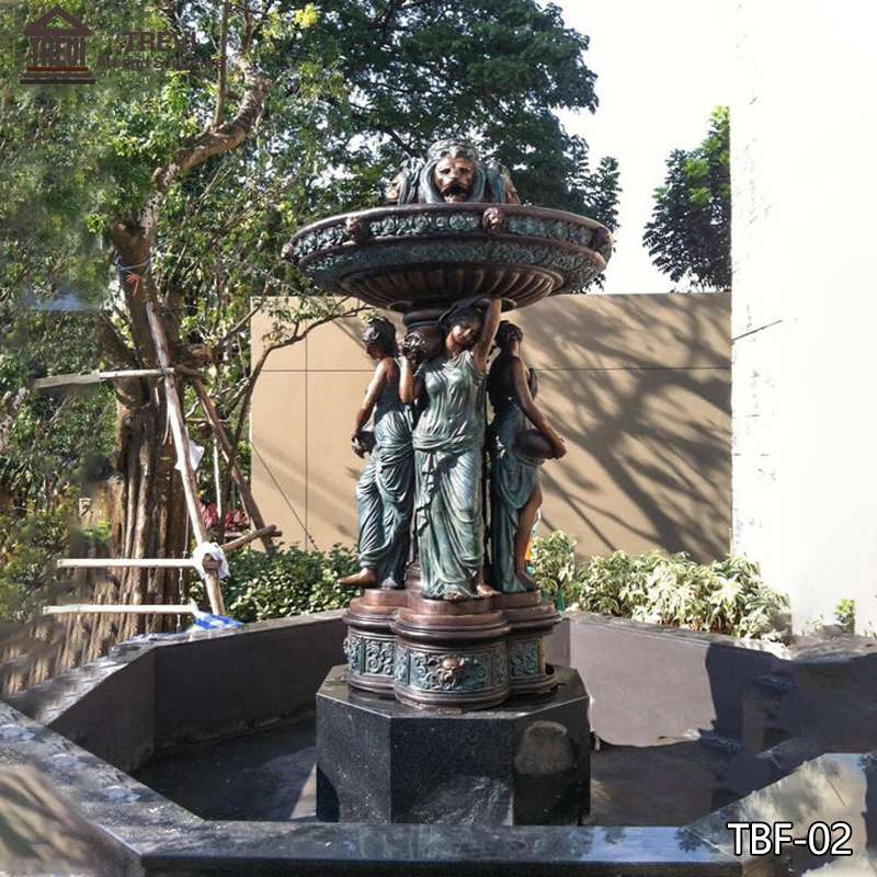bronze water fountain statues-02
