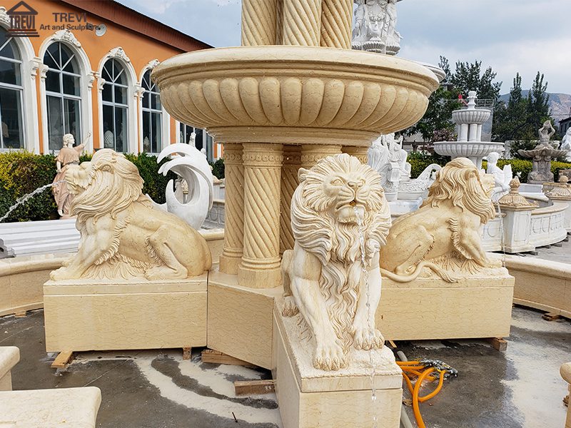 marble garden wall fountain