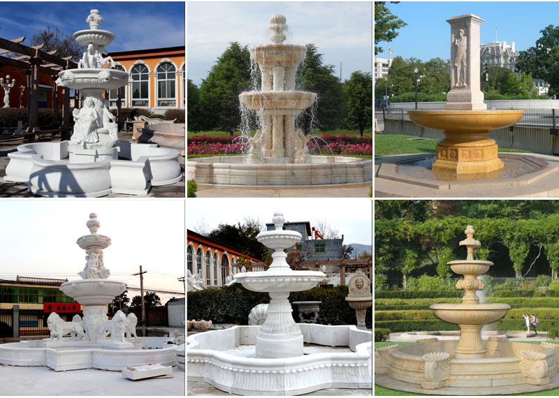 white marble fountain-01