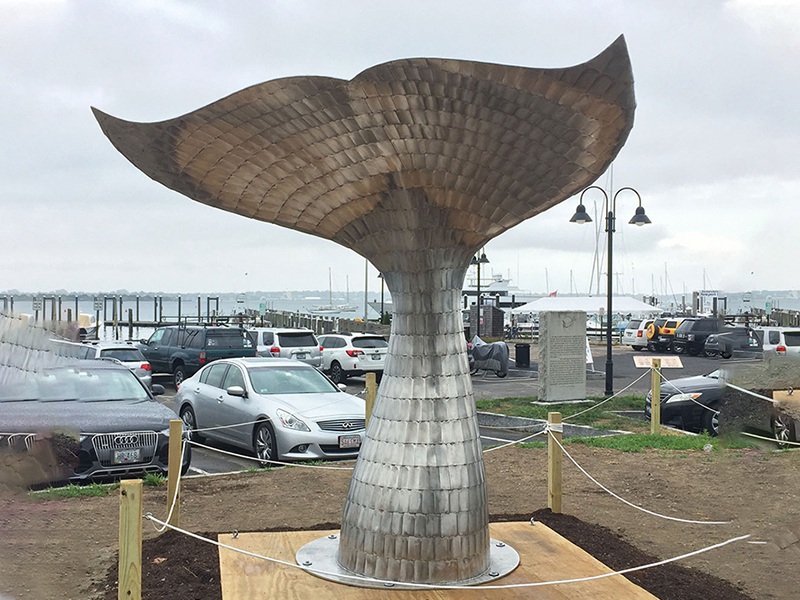 whale tail sculpture for sale