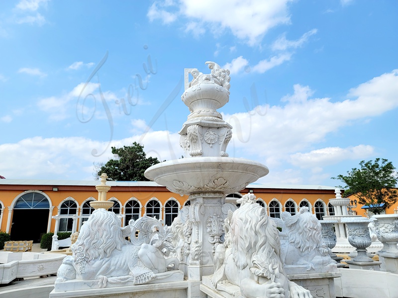 Marble Lion Fountain Introduction trevistatue