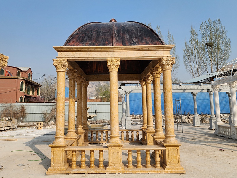 marble gazebo outdoor (5)