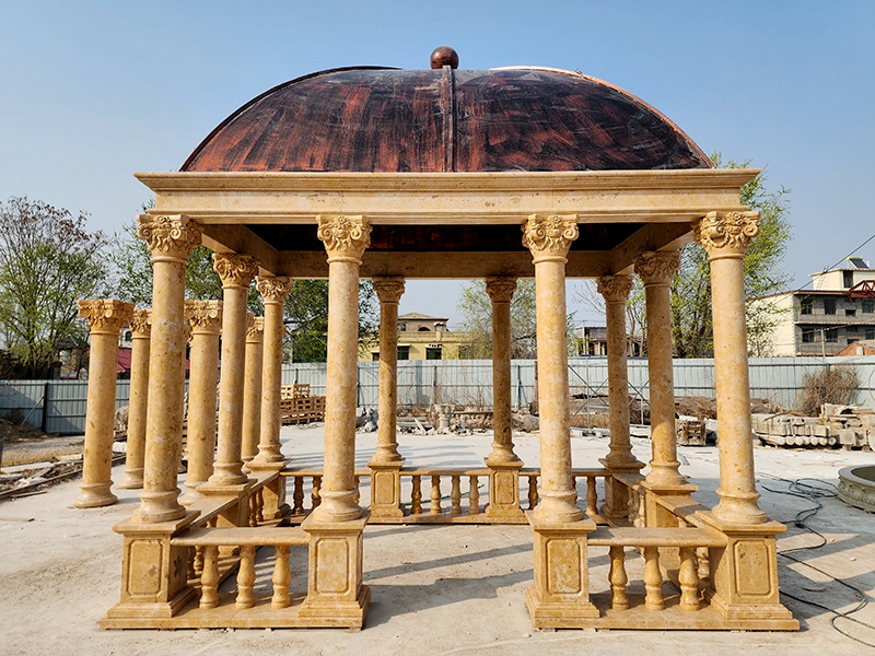 marble gazebo outdoor (5)