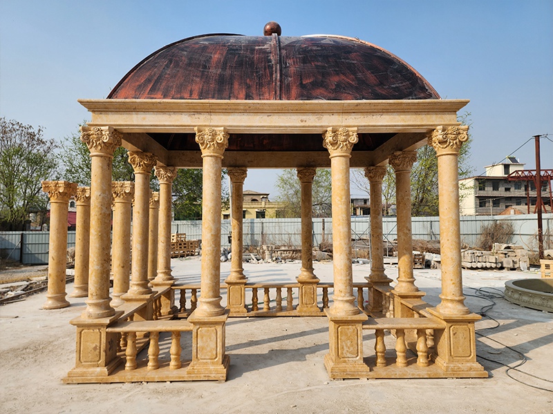 marble gazebo outdoor (5)