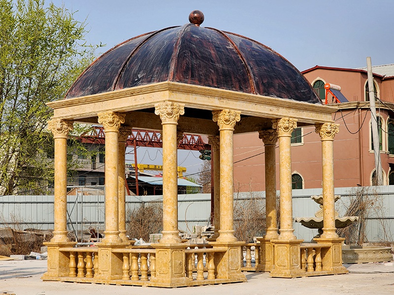 marble gazebo outdoor (5)