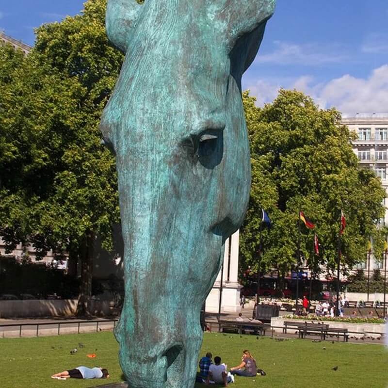 Bronze Horse Head5