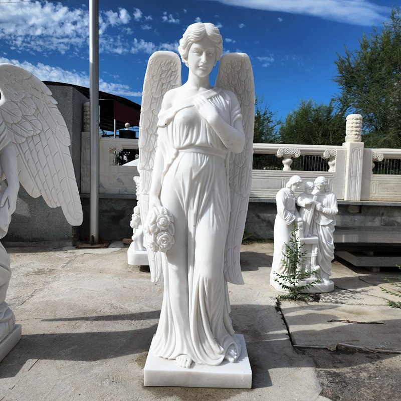 female angel marble statue