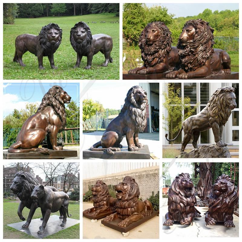 more bronze lion statues for sale at trevi
