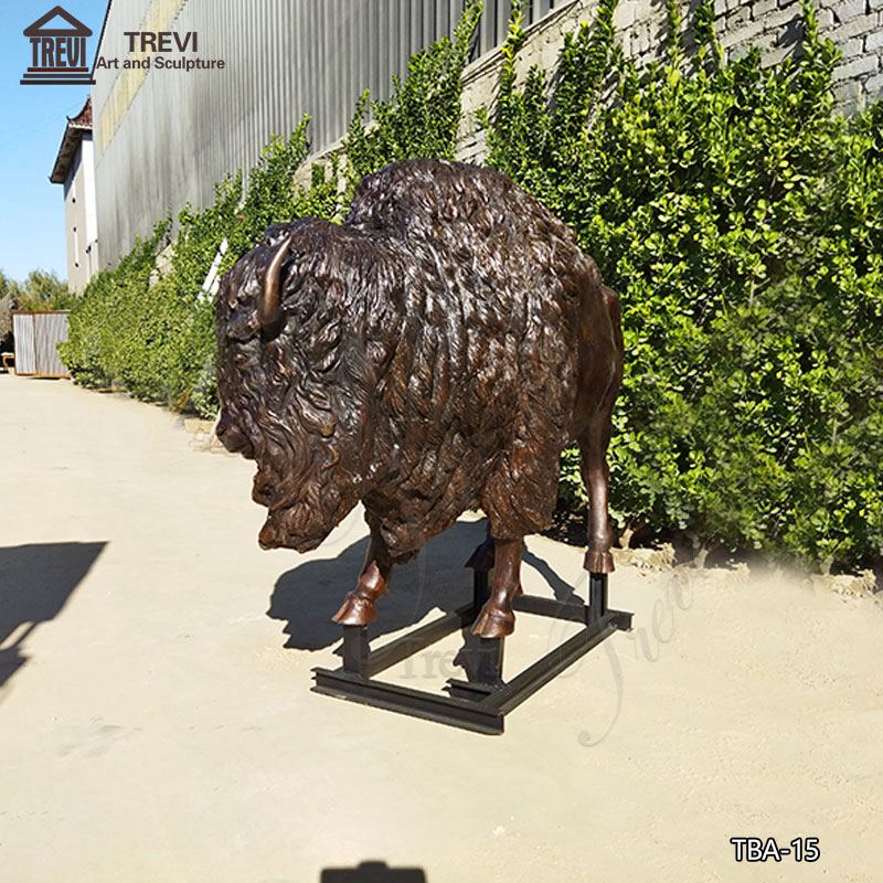 life size buffalo statues for sale