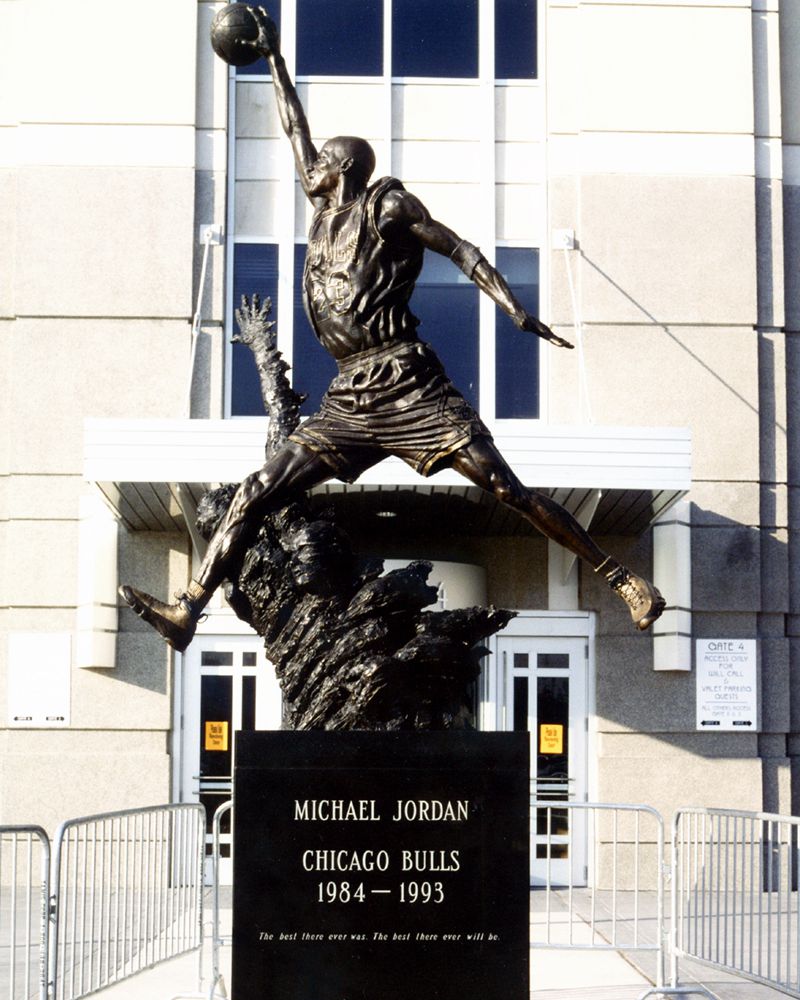 Basketball Player Statue