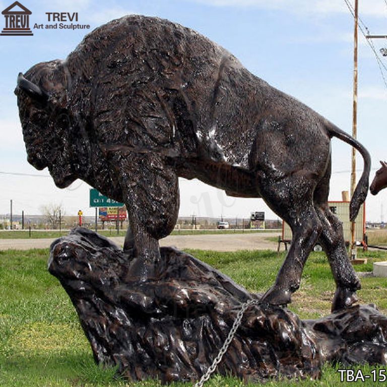 Bronze-Wildlife-Buffalo-Sculptures
