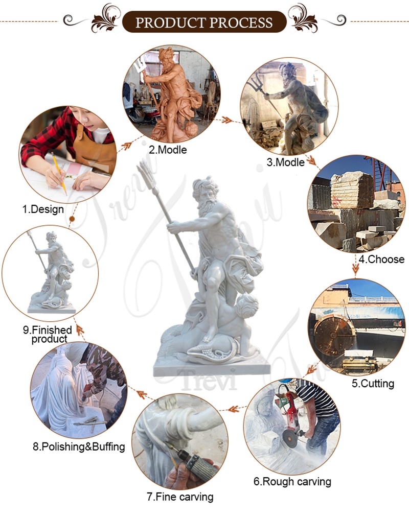 Marble Hercules Statue Carving Sculpture Process