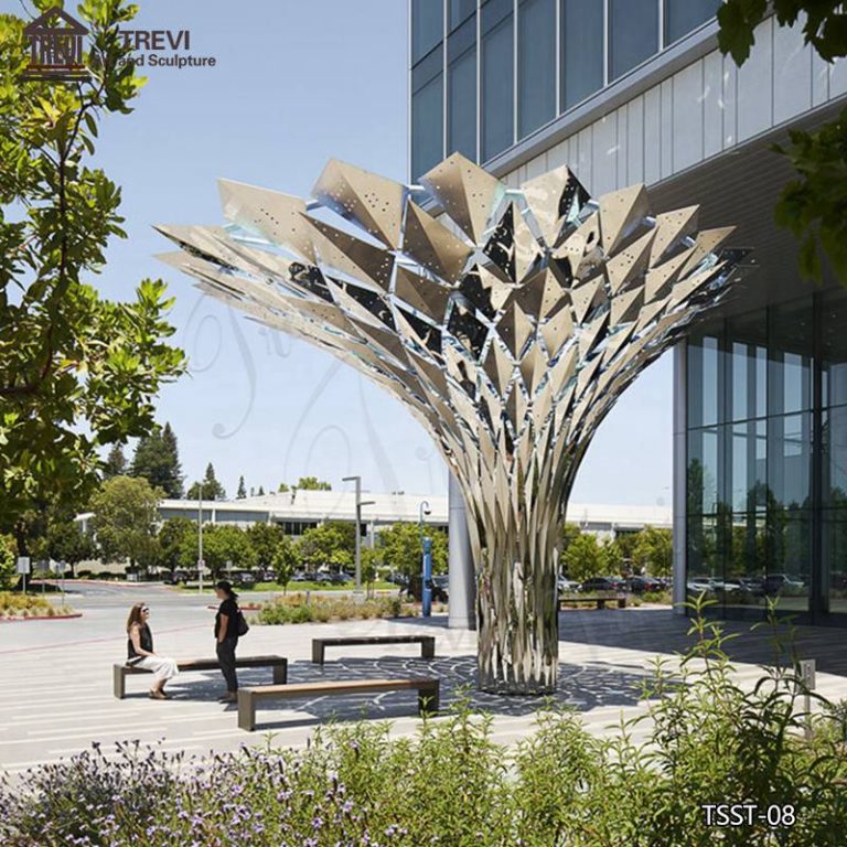 Metal Tree Sculpture