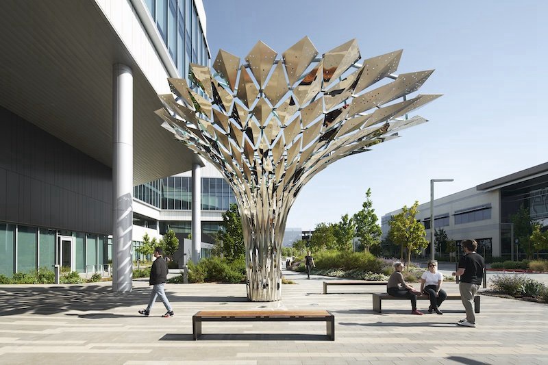 Metal Tree Sculptures