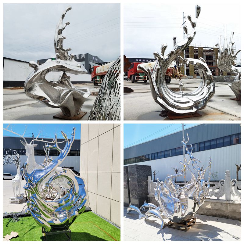 Mirror finish sculptures