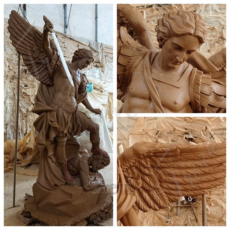 clay-model-for-the-st-Michael-statue