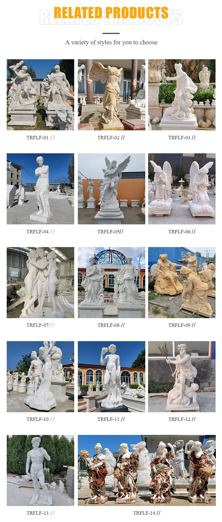 more marble greek statues