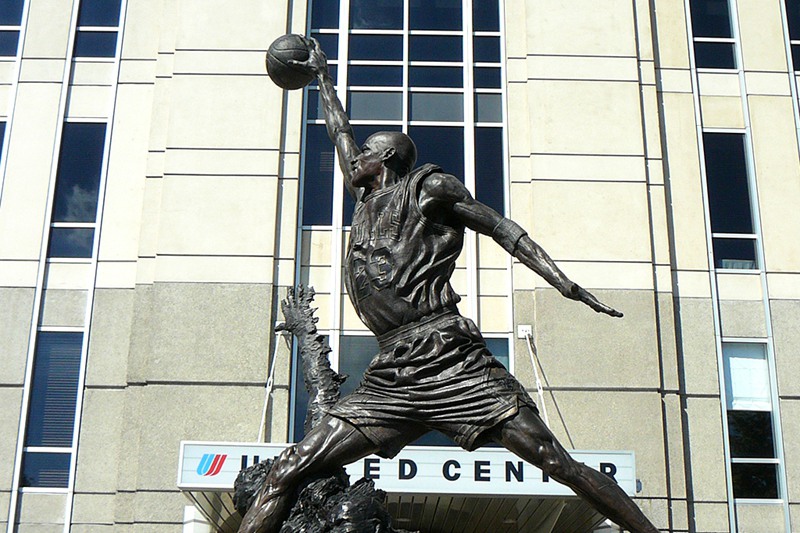 sports man statue