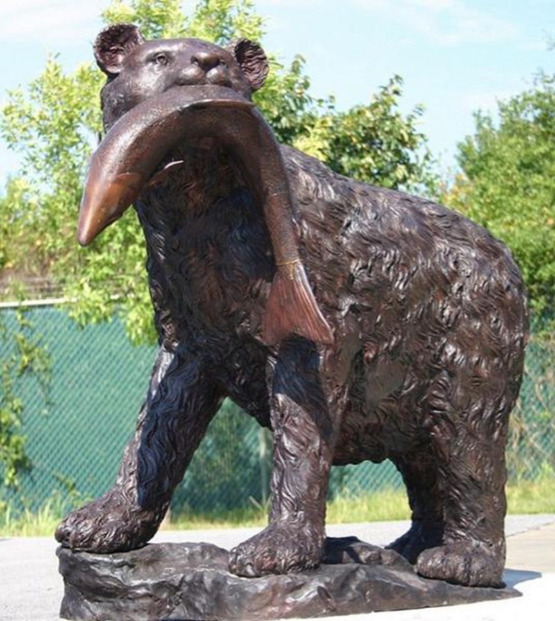 wildlife bronze statues