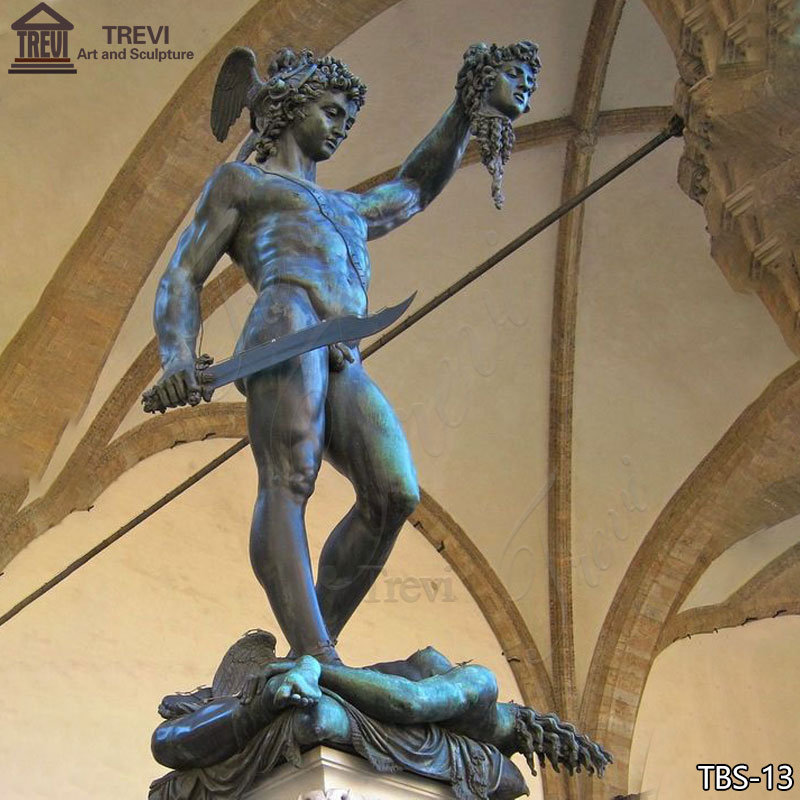 bronze Perseus statue