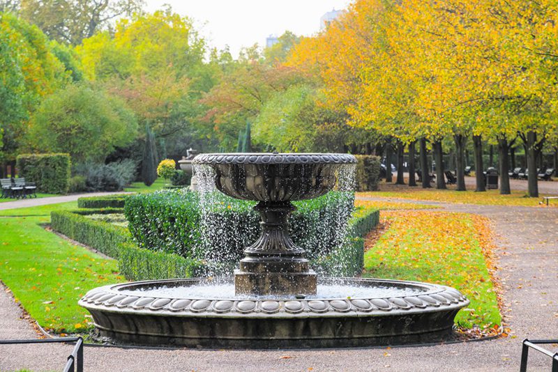 Large Granite Fountain Description