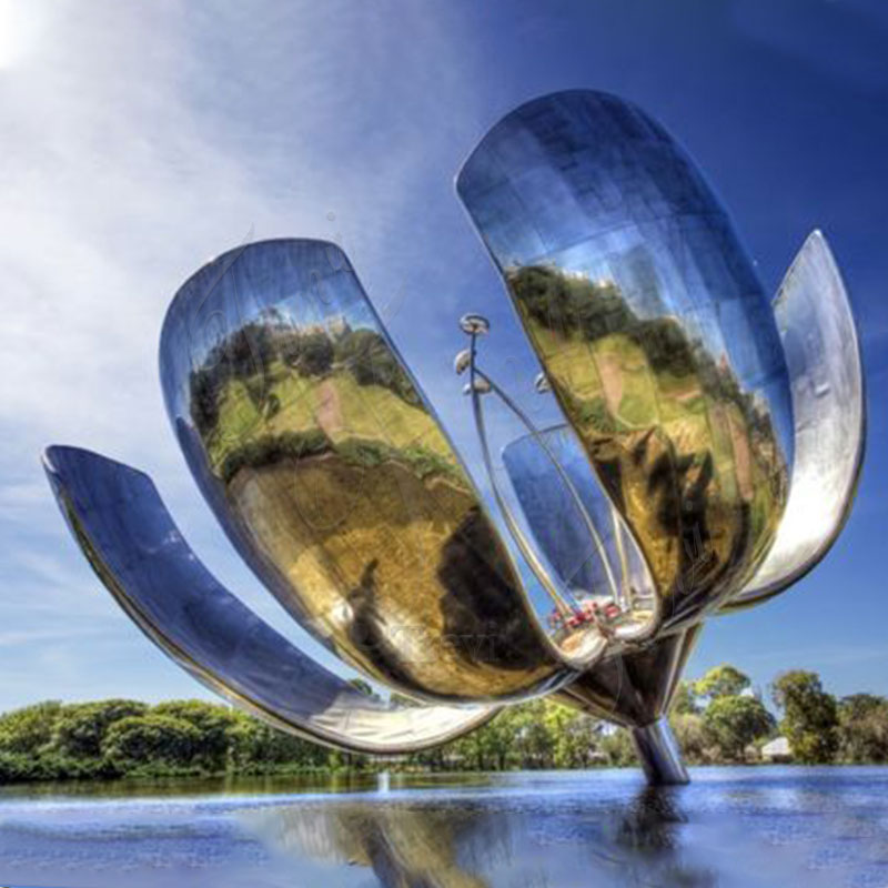 Large Metal flower Sculpture