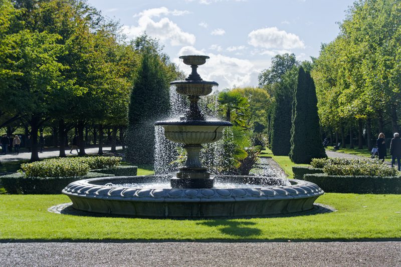 Large Granite Fountain Description