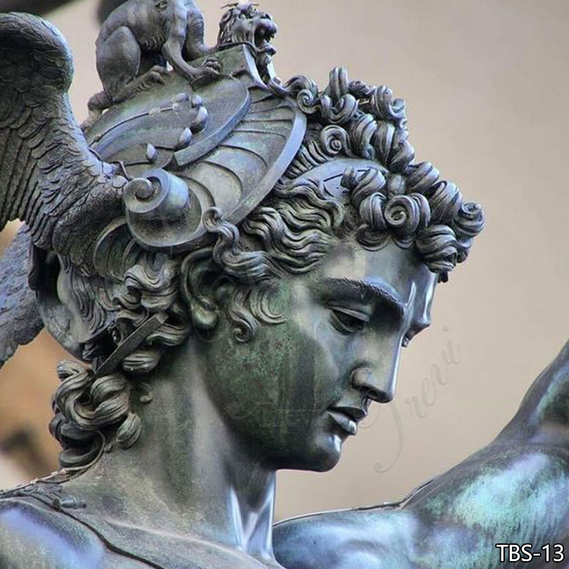 bronze Perseus statue
