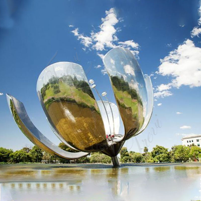 Large Metal flower Sculpture