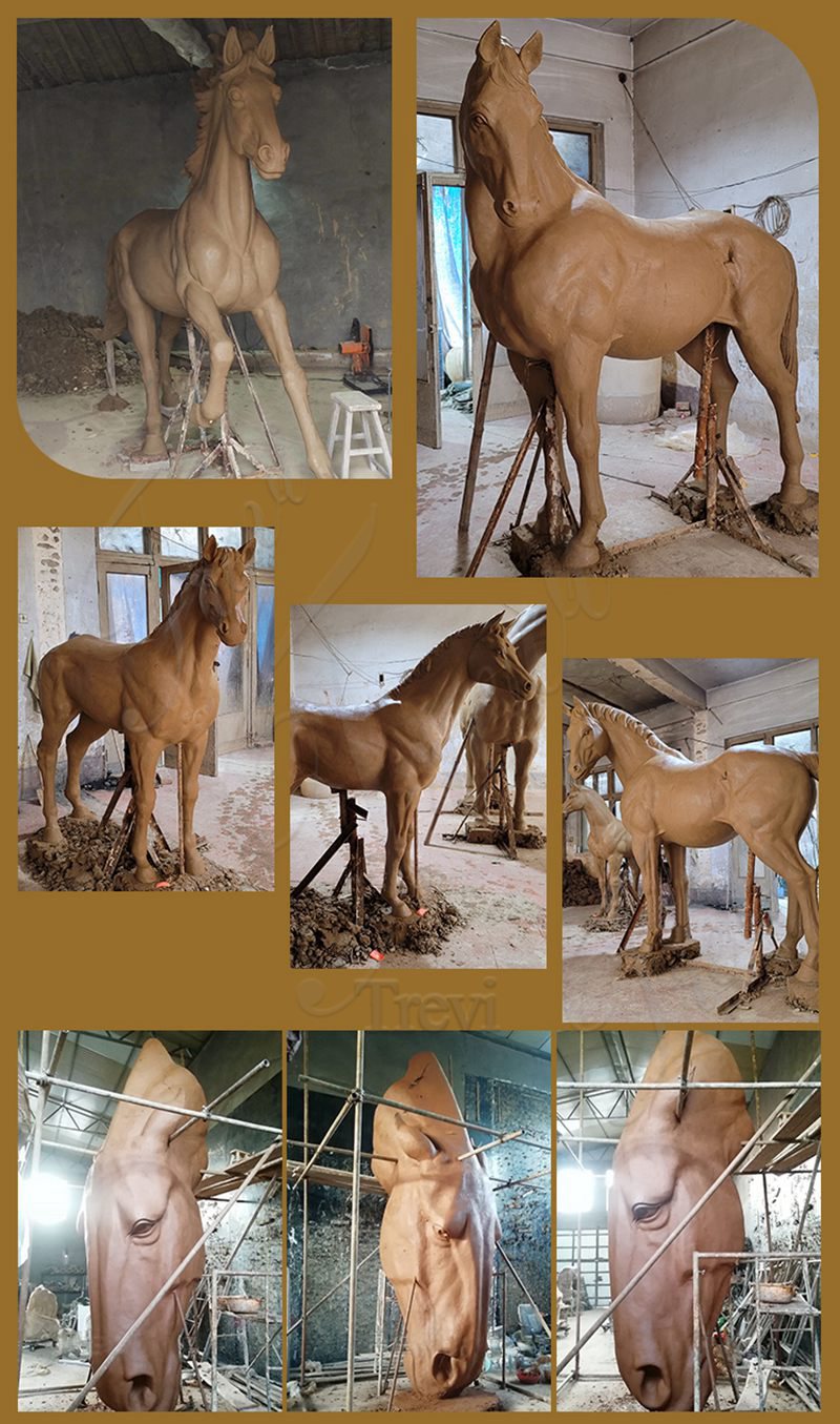 Reproduce the Horse in 1:1 Clay Models