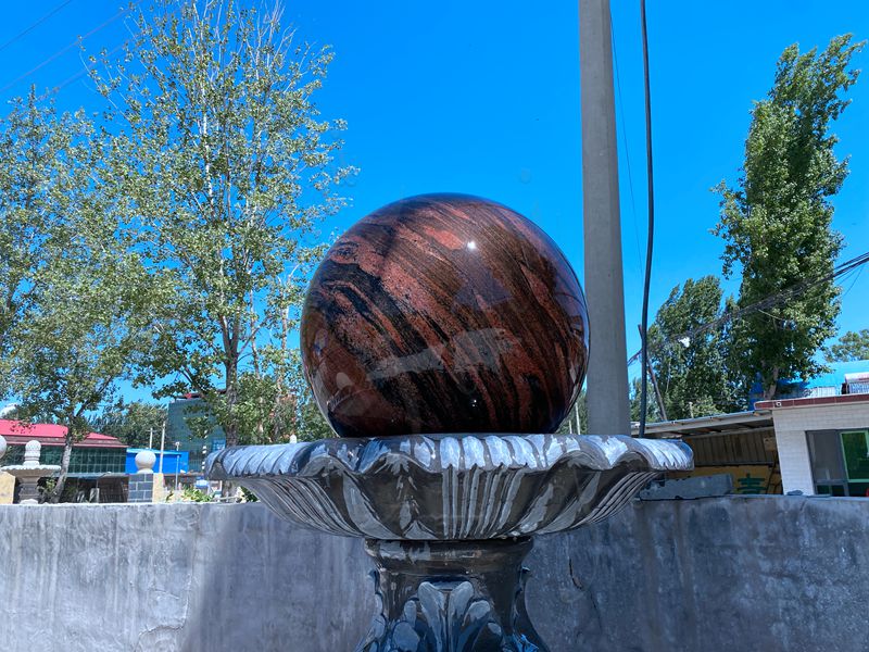 Marble Granite Ball Fountain Description