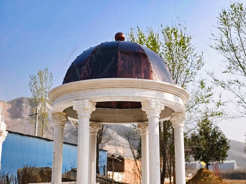 Outdoor Marble Gazebo Details