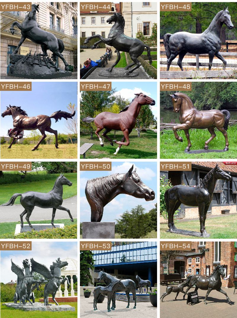 More Bronze Horse Statue Designs