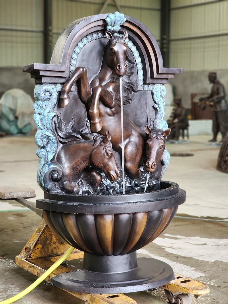 Water Testing for Each Bronze Fountain
