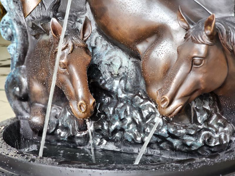 Water Testing for Each Bronze Fountain