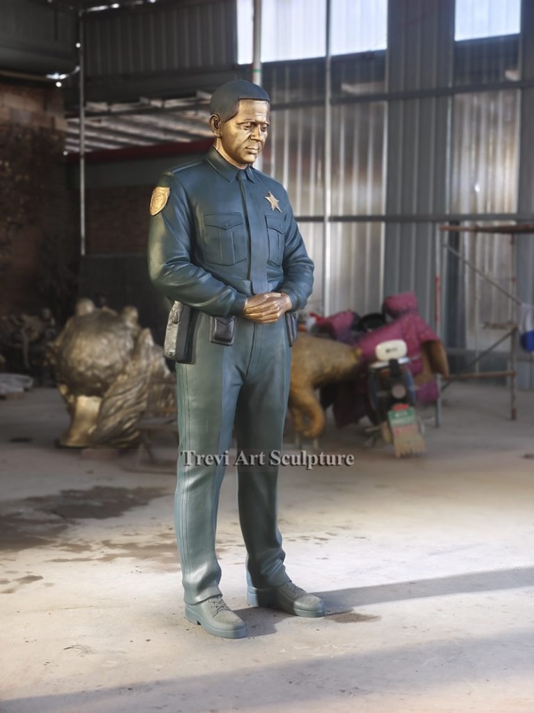 custom Bronze Police Officer Statue