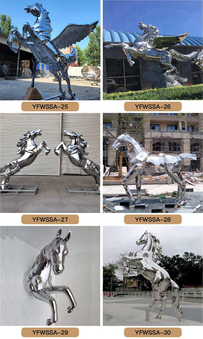 More Metal Horse Sculpture Displays 