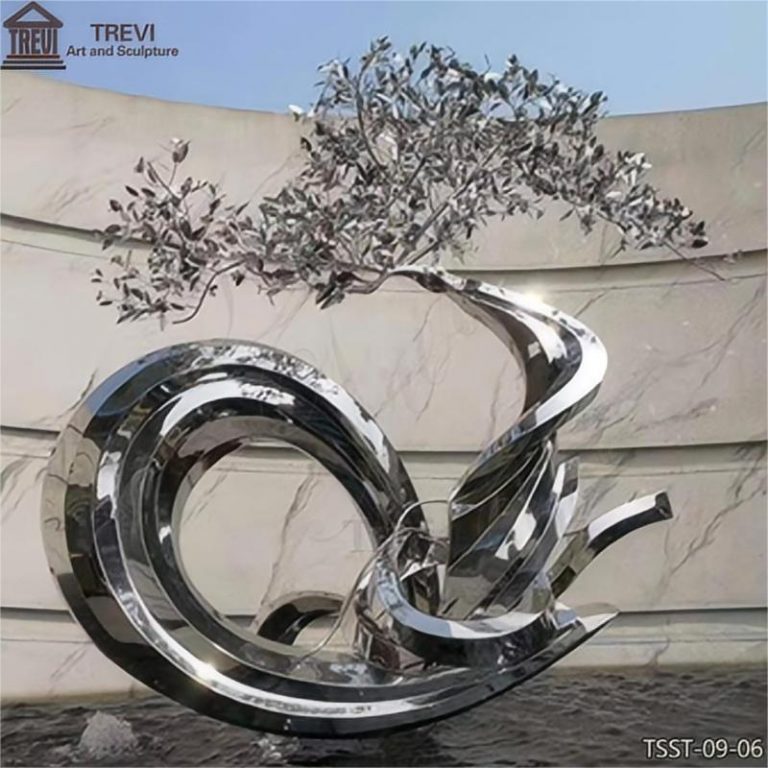 Stainless Steel Metal Tree Art Sculpture