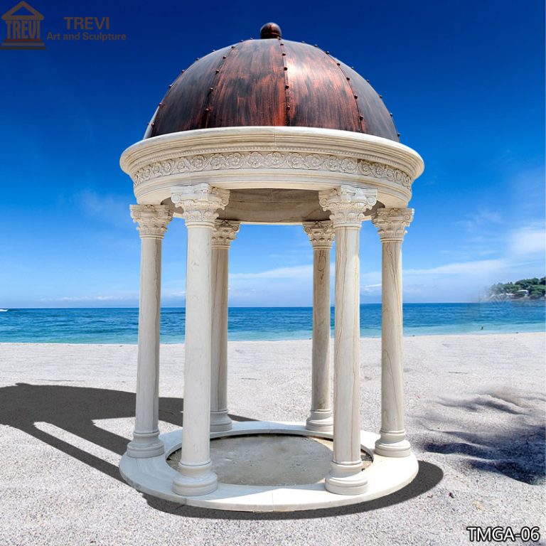 Garden Nautral Marble Gazebo for Wedding Venues for Sale