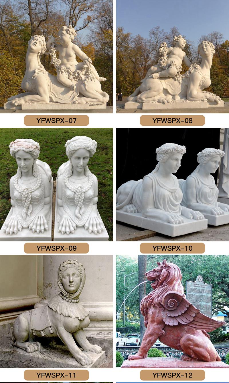 More Marble Sphinx Sculpture Options