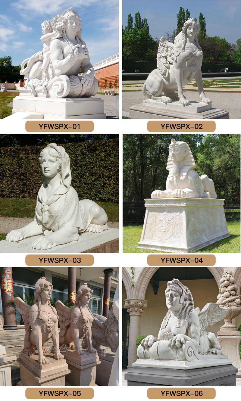 More Marble Sphinx Sculpture Options