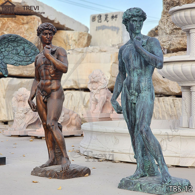 Bronze Life Size Statue of David for Sale Michelangelo Replica