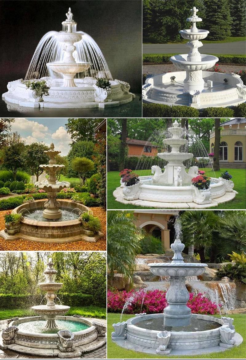 Where Can This Tiered Fountain Be Decorated?