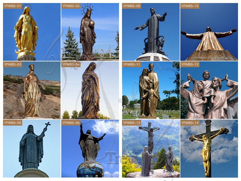 More Bronze Religious Statues