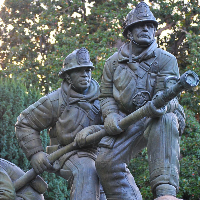 The Spiritual Power of Bronze Firefighter Statues