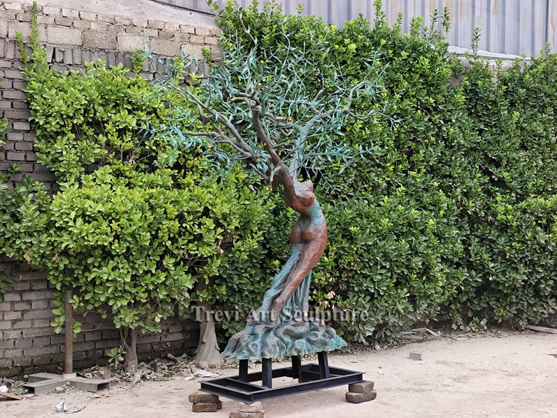 bronze Andrea Roggi tree sculpture