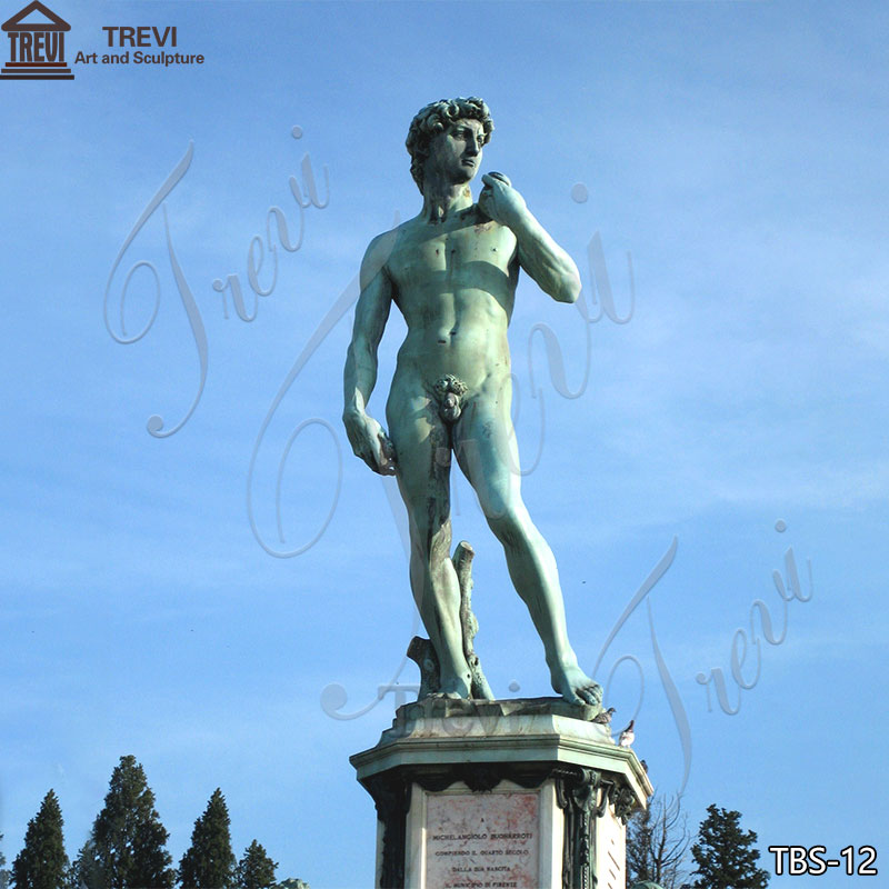 Bronze Life Size Statue of David for Sale Michelangelo Replica TBS-12