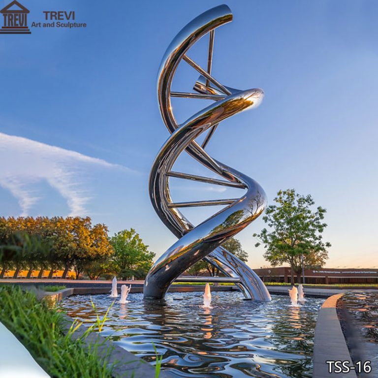 Metal DNA Sculpture